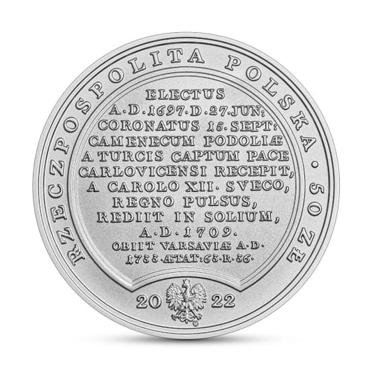 50 zł Skarby Stanisława Augusta – August II Mocny